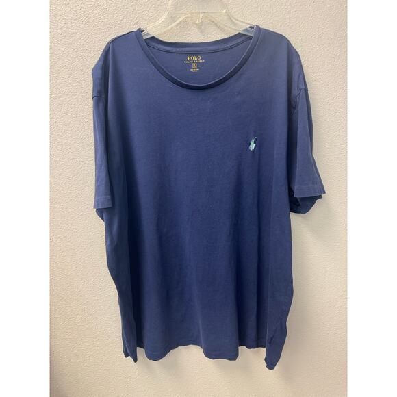 Polo Ralph Lauren Men's T-shirt Blue Short Sleeves‎ Size XL - Picture 1 of 4